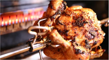 Lavastone Charcoal Grilled Chicken Rotisserie Machine | Pimak